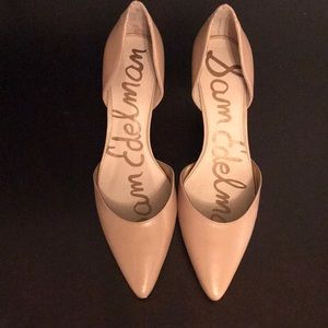 Sam Edelman Nude D’Orsay 2in Heel Pump